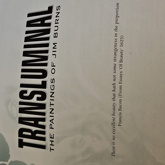 Transluminal The Paintings of Jim Burns 1999 Collectible Paperback Book - Picture 5 of 16